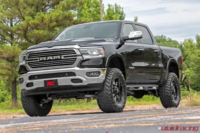 Rough Country 6" Lift Kit M1 Monotube Struts w/M1 Shocks and Rear Variable Rate Coils w/o 22" Factory Wheels Ram 1500 4WD 2019-2023 - 33440