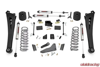 Rough Country 5" Lift Kit Diesel Standard Rate Coil Springs w/V2 Monotube Ram 2500 2014-2018 - 36770