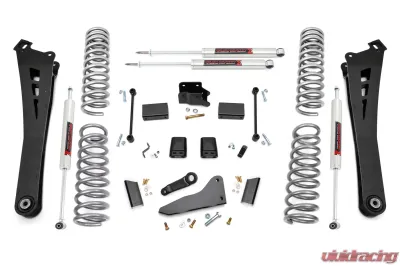 Rough Country 5" Lift Kit Diesel Dual Rate Coil Springs w/M1 Monotube Ram 2500 4WD 2014-2018 - 36840