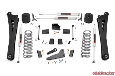 Rough Country 5" Lift Kit Gas Standard Rate Coil Springs w/M1 Monotube Ram 2500 4WD 2014-2018 - 37340