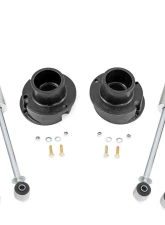 Rough Country 2.5" Leveling Kit Rear Leaf Spring w/M1 Monotube Ram 2500 3500 4WD 2013-2023                                     - 37740 - Image 6