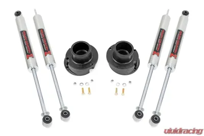 Rough Country 2.5" Leveling Kit Rear Leaf Spring w/M1 Monotube Ram 2500 3500 4WD 2013-2023 - 37740