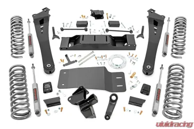 Rough Country 5" Lift Kit Dual Rate Coil Springs Standard Non-AISIN Transmission w/Premium N3 Ram 2500 2019-2022 - 38330