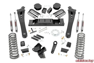 Rough Country 5" Lift Kit Diesel Upgraded AISIN Transmission Ram 3500 4WD 2019-2023 - 38430