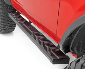 Rough Country BA2 Running Boards Side Step Bars 2-Door Ford Bronco 4WD 2021-2023
