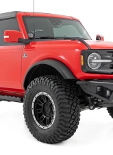 Rough Country BA2 Running Boards Side Step Bars 2-Door Ford Bronco 4WD 2021-2023                                     - 41008 - Image 2
