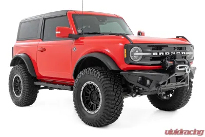 Rough Country BA2 Running Boards Side Step Bars 2-Door Ford Bronco 4WD 2021-2023 - 41008
