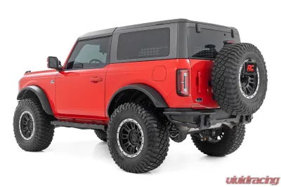 Rough Country BA2 Running Boards Side Step Bars 2-Door Ford Bronco 4WD 2021-2023 - 41008