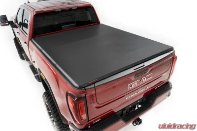 Rough Country Soft Tri-Fold Bed Cover 6'7" Bed Chevrolet Silverado 2500HD 3500HD GMC Sierra 2500HD 3500HD 2WD 4WD 2020-2024 - 41120690
