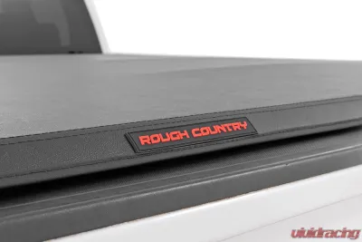 Rough Country Soft Tri-Fold Bed Cover 6'7" Bed w/o Cargo Management System Chevrolet Silverado 1500 1500 Classic GMC Sierra 1500 1500 Classic 2WD 4WD 2014-2019 - 41214650