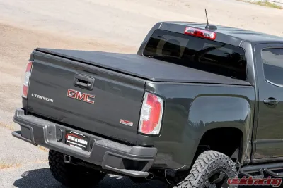 Rough Country Soft Tri-Fold Bed Cover 5' Bed Chevrolet Colorado GMC Canyon 2WD 4WD 2015-2021 - 41215500