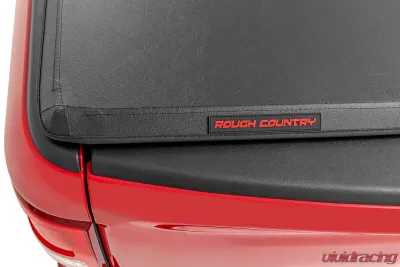 Rough Country Soft Tri-Fold Bed Cover 5' Bed Chevrolet Colorado GMC Canyon 2WD 4WD 2015-2021 - 41215500