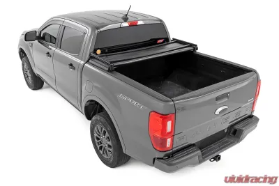 Rough Country Soft Tri-Fold Bed Cover 5' Bed Ford Ranger 2WD | 4WD 2019-2023 - 41219500