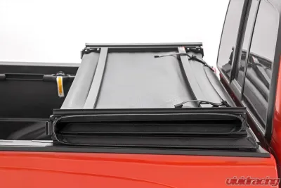 Rough Country Soft Tri-Fold Bed Cover 6'7" Bed Chevrolet C | K 1500 Pickup Silverado 1500 1500 Classic GMC C | K 1500 Pickup Sierra 1500 1500 Classic 2WD 4WD 1988-2007 - 41288650
