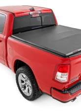Rough Country Soft Tri-Fold Bed Cover 5'7" Bed Ram 1500 1500 TRX 2WD 4WD 2019-2025                                     - 41307550 - Image 2
