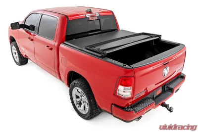 Rough Country Soft Tri-Fold Bed Cover 5'7" Bed Ram 1500 1500 TRX 2WD 4WD 2019-2025 - 41307550