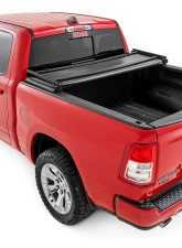 Rough Country Soft Tri-Fold Bed Cover 5'7" Bed Ram 1500 1500 TRX 2WD 4WD 2019-2025                                     - 41307550 - Image 4