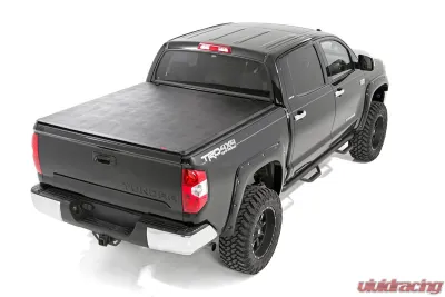Rough Country Soft Tri-Fold Bed Cover 6'7" Bed w/o Cargo Management System Toyota Tundra 2WD 4WD 2007-2024 - 41419650