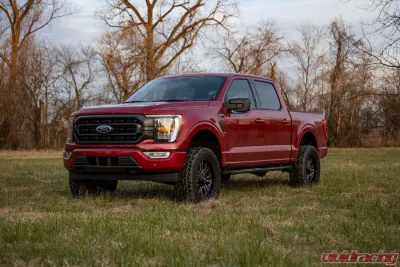 Rough Country 3" Lift Kit Fabbed UCA Vertex Adjustable Coilovers w/Vertex Shocks Ford F-150 4WD 2021-2023 - 41450