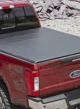 Rough Country Soft Tri-Fold Bed Cover 6'10" Bed Ford F-250 F-350 Super Duty 2WD 4WD 2017-2023                                     - 41517650 - Image 2