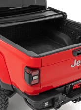 Rough Country Soft Tri-Fold Vinyl Tonneau Cover for 2020-2025 Jeep Gladiator JT 5' Bed                                     - 41620500 - Image 2