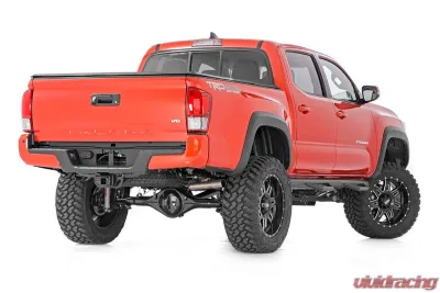 Rough Country Soft Tri-Fold Bed Cover 5' Bed w/Cargo Management System Toyota Tacoma 2WD 4WD 2016-2023 - 41716501