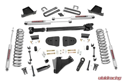 Rough Country 6" Lift Kit Gas OVLD Ford F-250 | F-350 Super Duty 4WD 2023-2025 - 41730