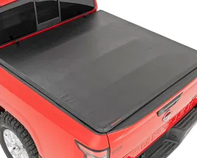 Rough Country Soft Tri-Fold Bed Cover 5' Bed Nissan Frontier 2WD | 4WD 2005-2021