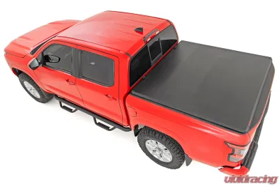 Rough Country Soft Tri-Fold Vinyl Bed Cover for 2022-2024 Nissan Frontier 5' Bed - 41805522