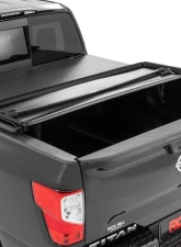 Rough Country Soft Tri-Fold Bed Cover for Nissan Titan 5'7" Bed 2017-2024, Matte Black                                     - 41816550A - Image 2