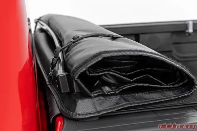 Rough Country Soft Roll Up Bed Cover 6'7" Bed Chevrolet Silverado 1500 GMC Sierra 1500 2WD 4WD 2014-2018 - 42214650