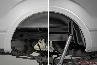 Rough Country Rear Wheel Well Liners Ford F-150 2WD | 4WD 2004-2014 - 4504A