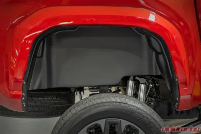 Rough Country Rear Wheel Well Liners for 2024 Toyota Tacoma, High-Density Polyethylene - 4521A