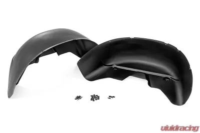 Rough Country Rear Wheel Well Liners for Dodge Ram 1500/2500/3500 2009-2024, High-Density Polyethylene - 4609A