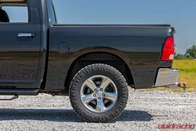 Rough Country Rear Wheel Well Liners for Dodge Ram 1500/2500/3500 2009-2024, High-Density Polyethylene - 4609A