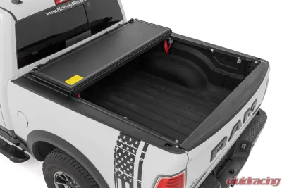 Rough Country Hard Low Profile Bed Cover for 2009-2024 Dodge Ram 1500/2500, 6'4" Bed - 47318650B