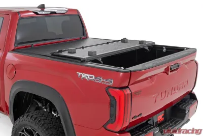 Rough Country Hard Low Profile Bed Cover 5'7" Bed Cargo Mgmt Toyota Tundra 22-25 - 47514551B