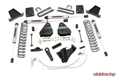 Rough Country 4.5" Lift Kit w/V2 Monotube Ford F-250 Super Duty F-350 Super Duty 2008-2010 - 47870