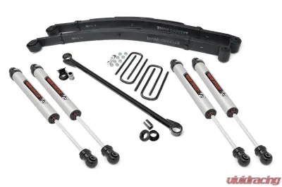 Rough Country 2.5" Leveling Kit w/V2 Monotube Ford F-250 Super Duty F-350 Super Duty 1999-2004 - 48970