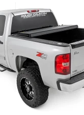 Rough Country Hard Tri-Fold Flip Up Bed Cover 5'9" Bed Chevy | GMC 1500 07-13                                     - 49113551 - Image 3