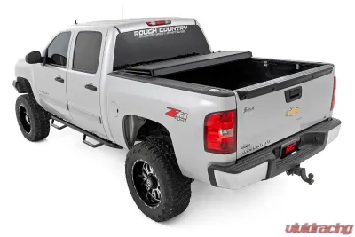 Rough Country Hard Tri-Fold Flip Up Bed Cover 5'9" Bed Chevy | GMC 1500 07-13 - 49113551