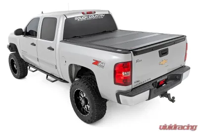 Rough Country Hard Tri-Fold Flip Up Bed Cover 5'9" Bed Chevy | GMC 1500 07-13 - 49113551