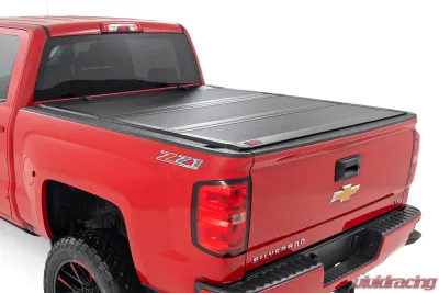 Rough Country Hard Tri-Fold Flip Up Bed Cover 5'9" Bed Chevy | GMC 1500 14-18 & Classic - 49119551