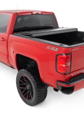 Rough Country Hard Tri-Fold Flip Up Bed Cover 5'9" Bed Chevy | GMC 1500 14-18 & Classic                                     - 49119551 - Image 4