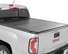 Rough Country Hard Tri-Fold Flip Up Bed Cover 5' Bed Chevy | GMC Canyon | Colorado 15-25