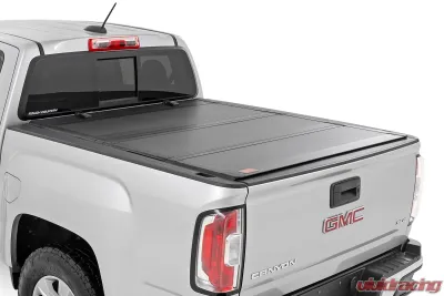 Rough Country Hard Tri-Fold Flip Up Bed Cover 5' Bed Chevy | GMC Canyon | Colorado 15-25 - 49120500
