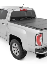 Rough Country Hard Tri-Fold Flip Up Bed Cover 5' Bed Chevy | GMC Canyon | Colorado 15-25                                     - 49120500 - Image 6