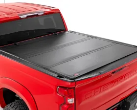 Rough Country Hard Tri-Fold Flip Up Bed Cover 5'10