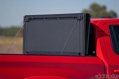 Rough Country Hard Tri-Fold Flip Up Bed Cover 5'10" Short Bed Chevrolet Silverado 1500 GMC Sierra 1500 2019-2024 - 49120580
