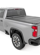 Rough Country Hard Tri-Fold Flip Up Bed Cover 6'9" Bed Chevy | GMC Silverado | Sierra 2500HD | 3500HD 20-25                                     - 49120651 - Image 3